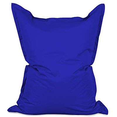 Lumaland Pouf géant XXL 140 x 180 cm Coussin de couchage imperméable pour l'intérieur et l'extérieur avec plus de 3 millions de perles EPS adaptatives Bean Bag avec housse lavable Bleu roi Lumaland Pouf géant XXL 140 x 180 cm Coussin de couchage imperméable pour l'intérieur et l'extérieur avec plus de 3 millions de perles EPS adaptatives Bean Bag avec housse lavable Bleu roi