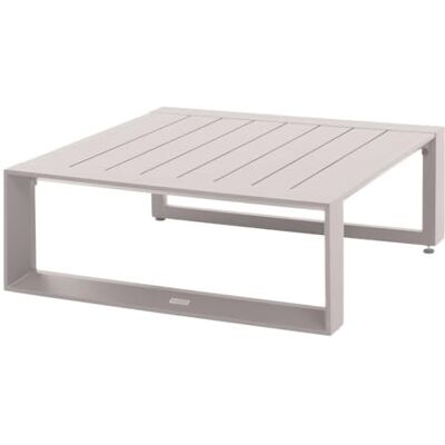 HESPERIDE Hespéride Table basse de Jardin Carrée Allure Blanc Chaud 79 x 79 x 30 cm Aluminium Traité Epoxy Antirouille HESPERIDE Hespéride Table basse de Jardin Carrée Allure Blanc Chaud 79 x 79 x 30 cm Aluminium Traité Epoxy Antirouille