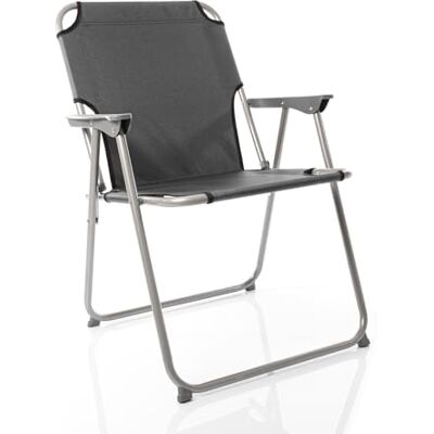 BigDean Lot de 4 chaises pliantes Chaise de camping Chaise de pêche Anthracite/gris robuste Charge maximale : 120 kg Chaise pliante classique pour jardin et camping Chaise de camping BigDean Lot de 4 chaises pliantes Chaise de camping Chaise de pêche Anthracite/gris robuste Charge maximale : 120 kg Chaise pliante classique pour jardin et camping Chaise de camping