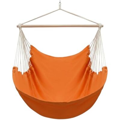 AMANKA XXL Chaise Hamac 185x130cm jusqu'à 150kg pour Jardin Balcon Terrasse Fauteuil Suspendu Balançoire pour 2 Personnes 100% Coton Rotation 360° Intérieur et Extérieur Adultes et Ados AMANKA XXL Chaise Hamac 185x130cm jusqu'à 150kg pour Jardin Balcon Terrasse Fauteuil Suspendu Balançoire pour 2 Personnes 100% Coton Rotation 360° Intérieur et Extérieur Adultes et Ados