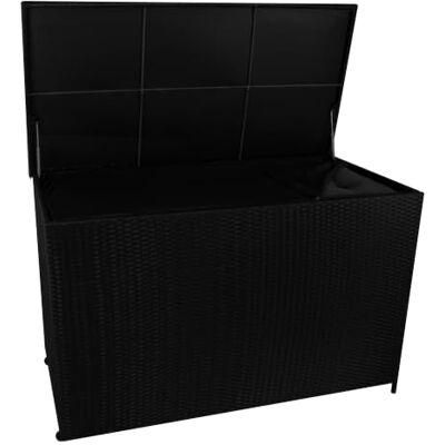 Monster Cable Coffre de Rangement Jardin Extérieur 996 L en Rotin Noir Résistant Aux Intempéries Doublure Zippée Rangement de Coussins Serviettes Jouets Meuble de Jardin Terrasse Cadre en Acier Verin en Gaz Monster Cable Coffre de Rangement Jardin Extérieur 996 L en Rotin Noir Résistant Aux Intempéries Doublure Zippée Rangement de Coussins Serviettes Jouets Meuble de Jardin Terrasse Cadre en Acier Verin en Gaz