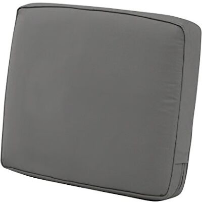 Classic Accessories Montlake Coussin de salon de jardin imperméable, 63,5 x 45,7 x 10,2 cm, Gris anthracite clair, coussin de causeuse d'extérieur Classic Accessories Montlake Coussin de salon de jardin imperméable, 63,5 x 45,7 x 10,2 cm, Gris anthracite clair, coussin de causeuse d'extérieur