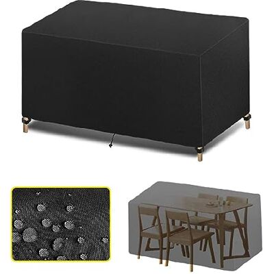 ART Housse de Protection Salon de Jardin, Housse de Table Extérieur Bâche de Protection Étanche 420D Tissu Oxford Imperméable, Résistance au Vent, Anti-UV Housse Salon de Jardin 150x140x75cm ART Housse de Protection Salon de Jardin, Housse de Table Extérieur Bâche de Protection Étanche 420D Tissu Oxford Imperméable, Résistance au Vent, Anti-UV Housse Salon de Jardin 150x140x75cm