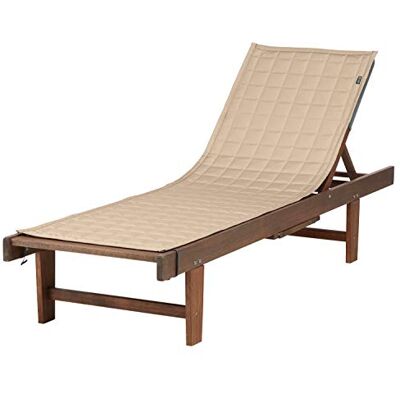 Classic Accessories Montlake FadeSafe Housse pour chaise longue Beige antique 203,2 x 66 cm Classic Accessories Montlake FadeSafe Housse pour chaise longue Beige antique 203,2 x 66 cm