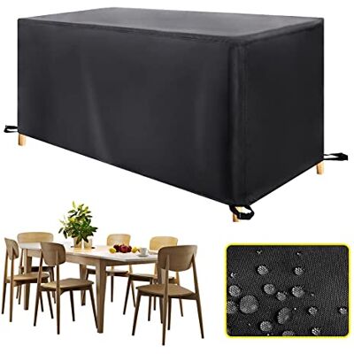 ART Housse Salon de Jardin 280x110x75cm 420D Oxford Tissu Résistant à la Vent Pluie UV Housse Protection Salon de Jardin pour Ensembles de Table et de Canapé avec Corde et Boucle Verrouillage ART Housse Salon de Jardin 280x110x75cm 420D Oxford Tissu Résistant à la Vent Pluie UV Housse Protection Salon de Jardin pour Ensembles de Table et de Canapé avec Corde et Boucle Verrouillage