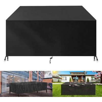 ART Housse Salon de Jardin Exterieur,230x90x90cm(LxWxH) 420D Oxford Bâche Table de Jardin, Imperméable pour Meubles Jardin et Hivernage Mobilier Salon de Jardin ART Housse Salon de Jardin Exterieur,230x90x90cm(LxWxH) 420D Oxford Bâche Table de Jardin, Imperméable pour Meubles Jardin et Hivernage Mobilier Salon de Jardin