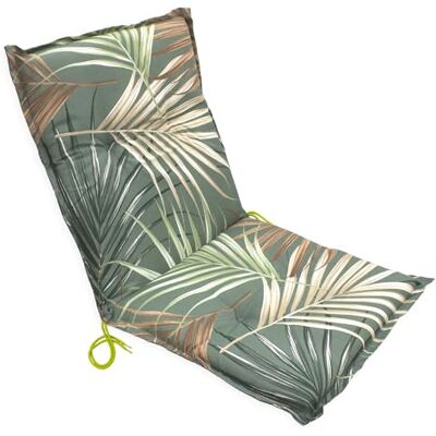 Spetebo Coussin universel pour chaise de jardin à dossier bas Avec bande de réglage 100 x 50 cm Multicolore Avec bandes d'angle Coussin d'extérieur avec sangle de maintien Spetebo Coussin universel pour chaise de jardin à dossier bas Avec bande de réglage 100 x 50 cm Multicolore Avec bandes d'angle Coussin d'extérieur avec sangle de maintien
