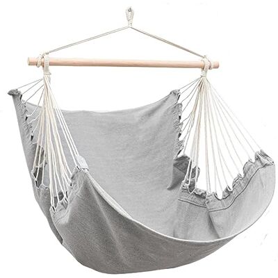 AMANKA Chaise Suspendue Exterieur XL 155x125 Fauteuil Suspendu Balancelle de Jardin Fauteuil a Suspendre Fauteuil Relax Intérieur Siege Suspendu Exterieur Balancelle 1 Place Fauteuil Siège Suspendu AMANKA Chaise Suspendue Exterieur XL 155x125 Fauteuil Suspendu Balancelle de Jardin Fauteuil a Suspendre Fauteuil Relax Intérieur Siege Suspendu Exterieur Balancelle 1 Place Fauteuil Siège Suspendu