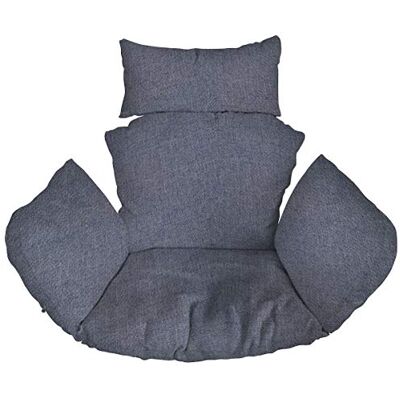 Ferocity Coussin de Chaise Suspendue en Résine Tressée, Coussin pour Balançoire et Panier Ferocity Coussin de Chaise Suspendue en Résine Tressée, Coussin pour Balançoire et Panier