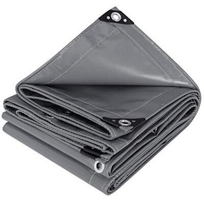 WOLTU Bâche de Protection en PVC Imperméable Ultra Résistante 2x3m Gris Foncé WOLTU Bâche de Protection en PVC Imperméable Ultra Résistante 2x3m Gris Foncé