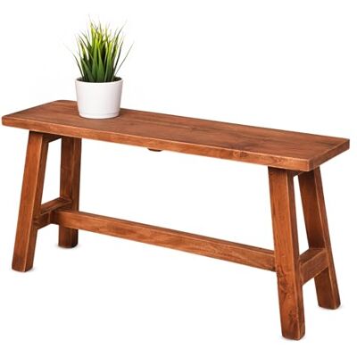 Spetebo Banc en acajou naturel foncé Charge maximale : 120 kg Rectangulaire 90 x 25 cm En bois massif Décoration de maison de campagne Banc à chaussures pour salon, salle à manger, couloir Spetebo Banc en acajou naturel foncé Charge maximale : 120 kg Rectangulaire 90 x 25 cm En bois massif Décoration de maison de campagne Banc à chaussures pour salon, salle à manger, couloir