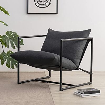 ZINUS Ada Poltrona Relax - Fauteuil - Gris clair - Fauteuil relax avec siège profond ZINUS Ada Poltrona Relax - Fauteuil - Gris clair - Fauteuil relax avec siège profond