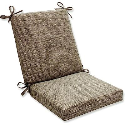 Pillow Perfect Coussins de chaise de patio – Rembourrage en fibre pelucheuse – Résistant aux intempéries et à la décoloration – Polyester – Gris – Coins carrés – 92,7 x 45,7 cm Pillow Perfect Coussins de chaise de patio – Rembourrage en fibre pelucheuse – Résistant aux intempéries et à la décoloration – Polyester – Gris – Coins carrés – 92,7 x 45,7 cm