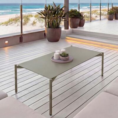 Mendler Table de jardin en aluminium HWC-O11 105 x 65 cm Vert clair extérieur, table de salon, table basse, table, table de balcon Mendler Table de jardin en aluminium HWC-O11 105 x 65 cm Vert clair extérieur, table de salon, table basse, table, table de balcon