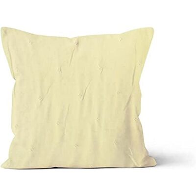 Soleil d'ocre Eve Housse de coussin, Polyester, Ecru, 60 x 60 cm Soleil d'ocre Eve Housse de coussin, Polyester, Ecru, 60 x 60 cm