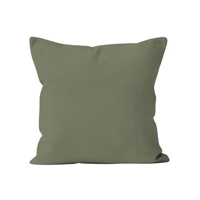 Soleil d'ocre , ALIX Housse de coussin Polyester Kaki 40x40 cm Soleil d'ocre , ALIX Housse de coussin Polyester Kaki 40x40 cm