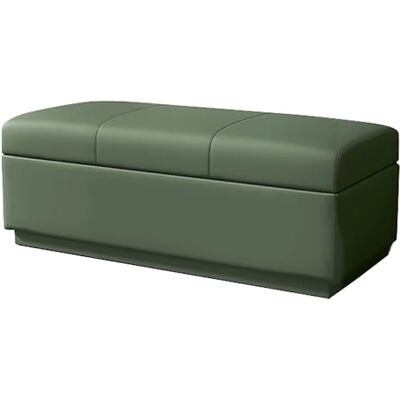 LWJSOCP Banc ottoman de rangement rembourré vert élégant, 140 x 40 cm – Parfait pour chambre, salon ou café – Repose-pieds multifonction et solution de rangement LWJSOCP Banc ottoman de rangement rembourré vert élégant, 140 x 40 cm – Parfait pour chambre, salon ou café – Repose-pieds multifonction et solution de rangement