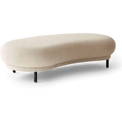 ZHANGXAO Banc ottoman rembourré, demi-table basse moderne incurvée demi-ottoman, banc de lit rembourré en boucle, banc d'entrée pour salon, entrée, couloir, canapé, tabouret, repose-pieds (80 x ZHANGXAO Banc ottoman rembourré, demi-table basse moderne incurvée demi-ottoman, banc de lit rembourré en boucle, banc d'entrée pour salon, entrée, couloir, canapé, tabouret, repose-pieds (80 x