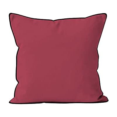 Soleil d'ocre , Bohème Coussin Microfibre lavée, Framboise, 40x40 cm Soleil d'ocre , Bohème Coussin Microfibre lavée, Framboise, 40x40 cm
