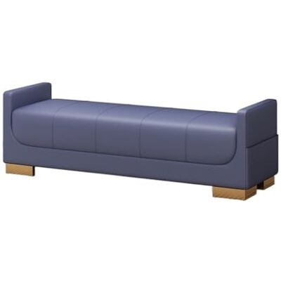 FAJNUZI2024 Banc ottoman Tabouret de bout de lit, chambre à coucher, petit appartement, simple, nordique, tissu, salon, accoudoir, canapé, tabouret, banc à chaussures Tabouret de chevet(Blue) FAJNUZI2024 Banc ottoman Tabouret de bout de lit, chambre à coucher, petit appartement, simple, nordique, tissu, salon, accoudoir, canapé, tabouret, banc à chaussures Tabouret de chevet(Blue)