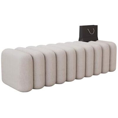 RTYHN Banc ottoman en velours rembourré pour chambre à coucher, banc repose-pied avec siège rembourré, banc à chaussures pour salon, salon RTYHN Banc ottoman en velours rembourré pour chambre à coucher, banc repose-pied avec siège rembourré, banc à chaussures pour salon, salon