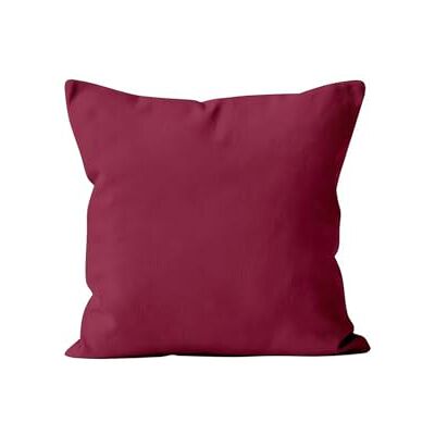 Soleil d'ocre , ALIX Housse de coussin Polyester Framboise 40x40 cm Soleil d'ocre , ALIX Housse de coussin Polyester Framboise 40x40 cm