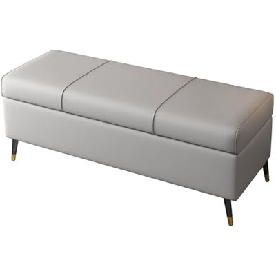 WWJKDSFY Banc de Rangement en Cuir Résistant aux Griffes de Chat, Banc Ottoman avec Coussin en Mousse, Banc Antidérapant pour Salon et Chambre à Coucher(80cm/31.4in) WWJKDSFY Banc de Rangement en Cuir Résistant aux Griffes de Chat, Banc Ottoman avec Coussin en Mousse, Banc Antidérapant pour Salon et Chambre à Coucher(80cm/31.4in)