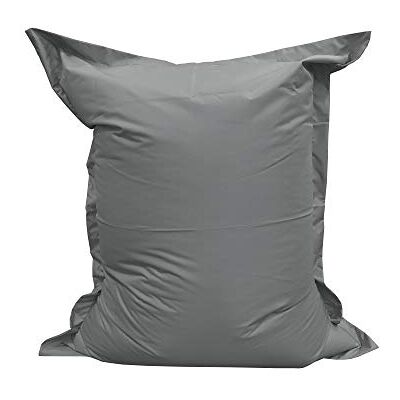 chilly pilley Pouf L xl xxl Coussin De Sol Pouf Garniture En Polystyrène Pouf Géant Pour S'allonger Et S'asseoir Imperméable Hydrofuge (100x70, Gris) chilly pilley Pouf L xl xxl Coussin De Sol Pouf Garniture En Polystyrène Pouf Géant Pour S'allonger Et S'asseoir Imperméable Hydrofuge (100x70, Gris)