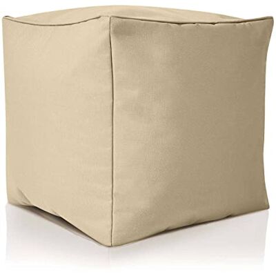 Green Bean © Pouf-Tabouret 40x40x40cm avec Remplissage de Perles EPS Coussin pour Pieds Pouf Chaise Coussin Sol pour Enfants & Adultes Repose-Pieds Coussin Siège Tabouret Beige Green Bean © Pouf-Tabouret 40x40x40cm avec Remplissage de Perles EPS Coussin pour Pieds Pouf Chaise Coussin Sol pour Enfants & Adultes Repose-Pieds Coussin Siège Tabouret Beige