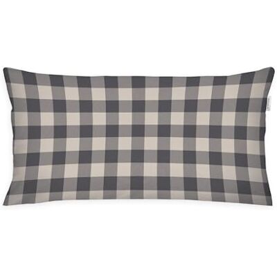 Housse de coussin TOM TAILOR HOME - 40x80cm, anthracite & sable soleil - Coussins Housse de coussin TOM TAILOR HOME - 40x80cm, anthracite & sable soleil - Coussins