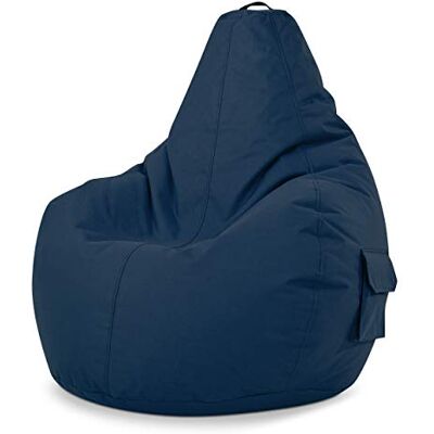 Green Bean © Pouf avec Dossier 80x70x90cm Gaming Chair avec Remplissage 230L Doux Moelleux Lavable Bean Bag Coussin de Sol Lounge Chair TABOURETS Fauteuil Relax Gamer Siège de Gaming Bleu foncé Green Bean © Pouf avec Dossier 80x70x90cm Gaming Chair avec Remplissage 230L Doux Moelleux Lavable Bean Bag Coussin de Sol Lounge Chair TABOURETS Fauteuil Relax Gamer Siège de Gaming Bleu foncé