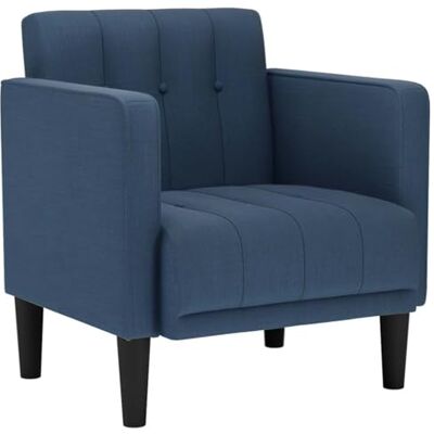 VIDAXL Fauteuil - Soutenant, Élégant, Bleu - Type de Canapé VIDAXL Fauteuil - Soutenant, Élégant, Bleu - Type de Canapé