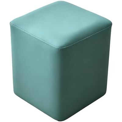 HGFVNFVKHA Tabouret Ottoman Moderne, Repose-Pieds en Similicuir PU avec Coussin Doux pour Salon Chambre Entrée(Blue,15.7in/40cm) HGFVNFVKHA Tabouret Ottoman Moderne, Repose-Pieds en Similicuir PU avec Coussin Doux pour Salon Chambre Entrée(Blue,15.7in/40cm)