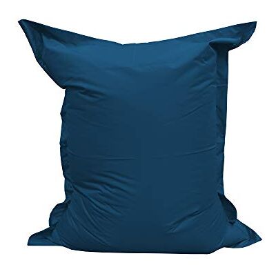chilly pilley Pouf L xl xxl Coussin De Sol Pouf Garniture En Polystyrène Pouf Géant Pour S'allonger Et S'asseoir Imperméable Hydrofuge (180x140, Bleu Foncé) chilly pilley Pouf L xl xxl Coussin De Sol Pouf Garniture En Polystyrène Pouf Géant Pour S'allonger Et S'asseoir Imperméable Hydrofuge (180x140, Bleu Foncé)