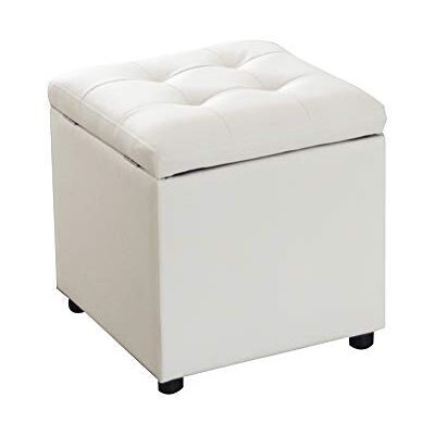 SNLKCLRA Repose-pieds pliable ottoman de rangement, salon, chambre à coucher, banc à chaussures en cuir synthétique, siège à jouets, pouf, tabouret de chaise rouge 40 x 40 x 40 cm SNLKCLRA Repose-pieds pliable ottoman de rangement, salon, chambre à coucher, banc à chaussures en cuir synthétique, siège à jouets, pouf, tabouret de chaise rouge 40 x 40 x 40 cm