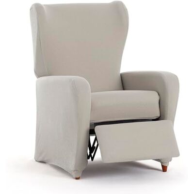 Eysa Housse de canapé bi-élastique pour fauteuil relax couleur lin motif Harlem Eysa Housse de canapé bi-élastique pour fauteuil relax couleur lin motif Harlem