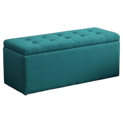 SHENJMAI Grand repose-pieds pour salon 109 cm Banc ottoman de rangement caché Organiseur de grande capacité Repose-pieds en tissu confortable Siège élégant de salon (A5, 203 x 101 x 101 cm) SHENJMAI Grand repose-pieds pour salon 109 cm Banc ottoman de rangement caché Organiseur de grande capacité Repose-pieds en tissu confortable Siège élégant de salon (A5, 203 x 101 x 101 cm)