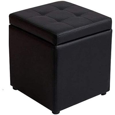 JCPQDWTD Repose-pieds, repose-pieds ottoman en bois massif, siège en polyuréthane, tabouret de rangement carré, banc de rangement, banc à langer multifonction, tabouret de canapé, banc en bois JCPQDWTD Repose-pieds, repose-pieds ottoman en bois massif, siège en polyuréthane, tabouret de rangement carré, banc de rangement, banc à langer multifonction, tabouret de canapé, banc en bois