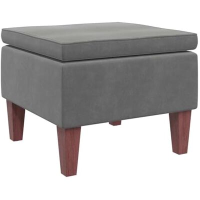 vidaXL Tabouret avec Pieds en Bois Siège Pouf Repose-pied Tabouret de Canapé Salon Salle de Séjour Chambre à Coucher Intérieur Gris Foncé Velours vidaXL Tabouret avec Pieds en Bois Siège Pouf Repose-pied Tabouret de Canapé Salon Salle de Séjour Chambre à Coucher Intérieur Gris Foncé Velours
