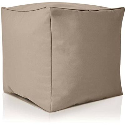 Green Bean © Pouf-Tabouret 40x40x40cm avec Remplissage de Perles EPS Coussin pour Pieds Pouf Chaise Coussin Sol pour Enfants & Adultes Repose-Pieds Coussin Siège Tabouret Taupe Green Bean © Pouf-Tabouret 40x40x40cm avec Remplissage de Perles EPS Coussin pour Pieds Pouf Chaise Coussin Sol pour Enfants & Adultes Repose-Pieds Coussin Siège Tabouret Taupe