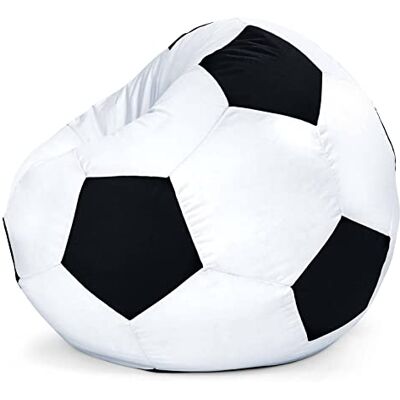 Green Bean © Pouf de Football Rempli de Perles EPS 300L Enfants & Adultes 110cm Bean Bag Pouf Géant Coussin de Repos Siège Lounge Chair Housse Lavable Fauteuil Gaming Blanc Green Bean © Pouf de Football Rempli de Perles EPS 300L Enfants & Adultes 110cm Bean Bag Pouf Géant Coussin de Repos Siège Lounge Chair Housse Lavable Fauteuil Gaming Blanc