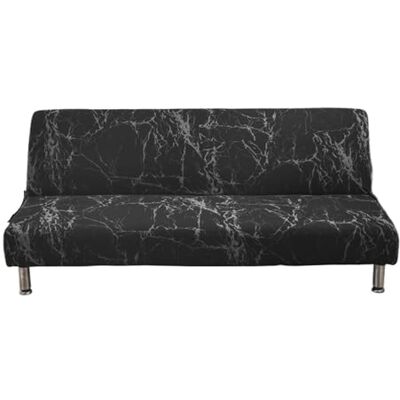 USOHJZ Housse de futon imprimée extensible avec fond élastique pour meubles de salon, chambre à coucher (couleur 11, M 150-180 cm) USOHJZ Housse de futon imprimée extensible avec fond élastique pour meubles de salon, chambre à coucher (couleur 11, M 150-180 cm)
