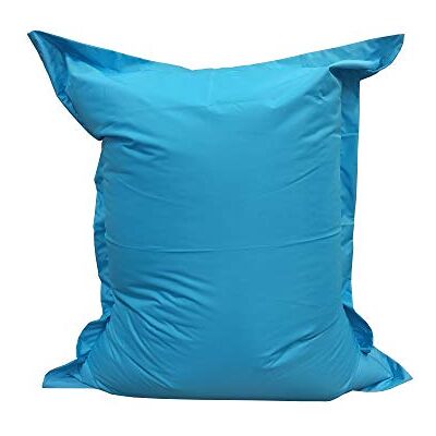 chilly pilley Pouf L xl xxl Coussin De Sol Pouf Garniture En Polystyrène Pouf Géant Pour S'allonger Et S'asseoir Imperméable Hydrofuge (180x140, Bleu) chilly pilley Pouf L xl xxl Coussin De Sol Pouf Garniture En Polystyrène Pouf Géant Pour S'allonger Et S'asseoir Imperméable Hydrofuge (180x140, Bleu)