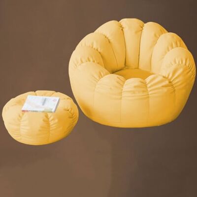 GWFBLID Grand pouf géant pour adultes avec mousse à mémoire de forme avec pouf ottoman, coussin de sol avec poignée, pour chambre à coucher, salon, lecture (beige) GWFBLID Grand pouf géant pour adultes avec mousse à mémoire de forme avec pouf ottoman, coussin de sol avec poignée, pour chambre à coucher, salon, lecture (beige)