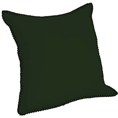 Soleil d'ocre , Spirit Coussin, Coton lavé, Vert Kaki, 40x40 cm Soleil d'ocre , Spirit Coussin, Coton lavé, Vert Kaki, 40x40 cm