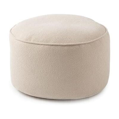 Lumaland Pouf de la gamme Teddy Tabouret d'intérieur avec rembourrage Fauteuil compact avec perles EPS 3 en 1 : pouf, table et repose-pieds Petit et moelleux Diamètre : 25 x 45 cm Lumaland Pouf de la gamme Teddy Tabouret d'intérieur avec rembourrage Fauteuil compact avec perles EPS 3 en 1 : pouf, table et repose-pieds Petit et moelleux Diamètre : 25 x 45 cm