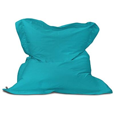 rucomfy Beanbags Pouf squashy Squarbie pour intérieur/extérieur pour enfant Étanche 125 x 100 cm Turquoise rucomfy Beanbags Pouf squashy Squarbie pour intérieur/extérieur pour enfant Étanche 125 x 100 cm Turquoise
