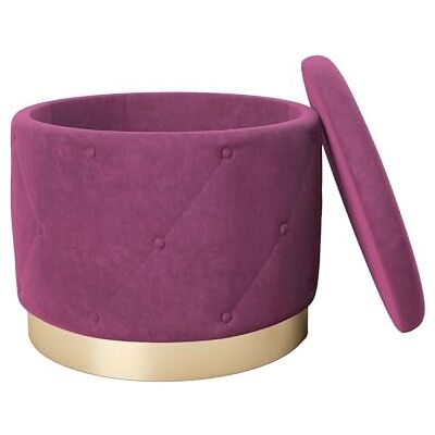 Pouf LILA de PLAYBOY avec Rangement - Pouf Pouf LILA de PLAYBOY avec Rangement - Pouf