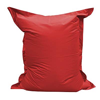 chilly pilley Pouf L xl xxl Coussin De Sol Pouf Garniture En Polystyrène Pouf Géant Pour S'allonger Et S'asseoir Imperméable Hydrofuge (100x70, Rouge) chilly pilley Pouf L xl xxl Coussin De Sol Pouf Garniture En Polystyrène Pouf Géant Pour S'allonger Et S'asseoir Imperméable Hydrofuge (100x70, Rouge)