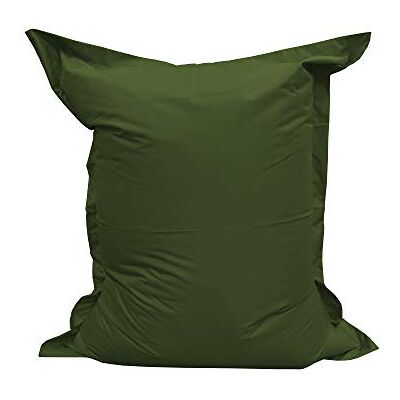 chilly pilley Pouf L xl xxl Coussin De Sol Pouf Garniture En Polystyrène Pouf Géant Pour S'allonger Et S'asseoir Imperméable Hydrofuge (100x155, Vert Foncé) chilly pilley Pouf L xl xxl Coussin De Sol Pouf Garniture En Polystyrène Pouf Géant Pour S'allonger Et S'asseoir Imperméable Hydrofuge (100x155, Vert Foncé)